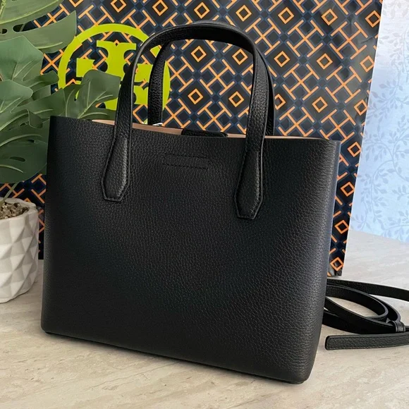 New , tory burch black small tote bag - Picture 8 of 13